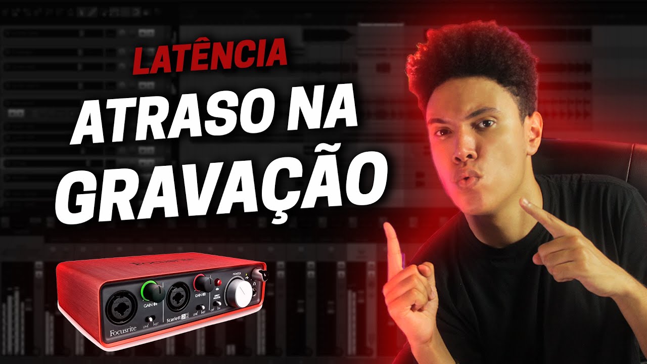 LATÊNCIA - COMO resolver ATRASO NO SOM na hora de gravar | PC mais rápido em HOME STUDIO | DAW