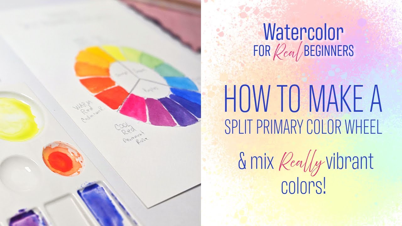 🎨 Watercolor for Real Beginners | Ep. 4: The Split Primary Color Wheel 🎨