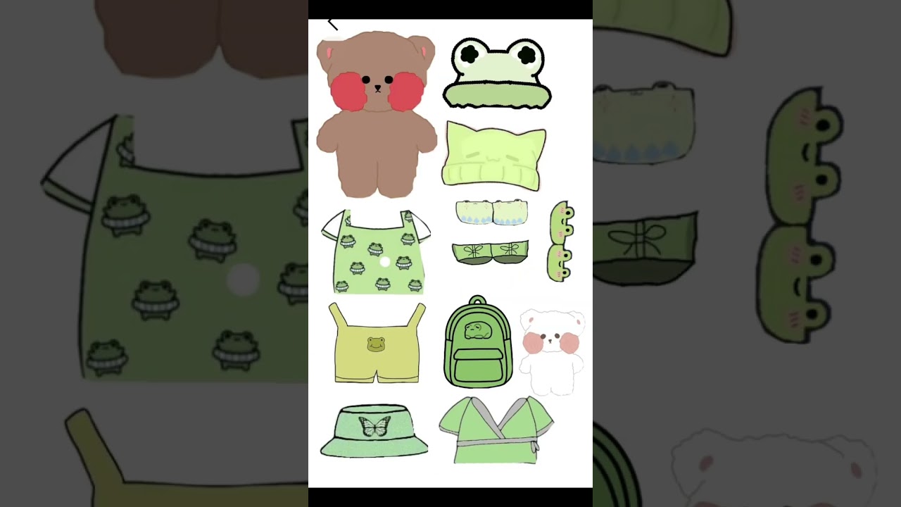 Id&eacute;ias de..... ROUPAS PARA O SEU PAPER DUCK ✨ 💙PT- 4