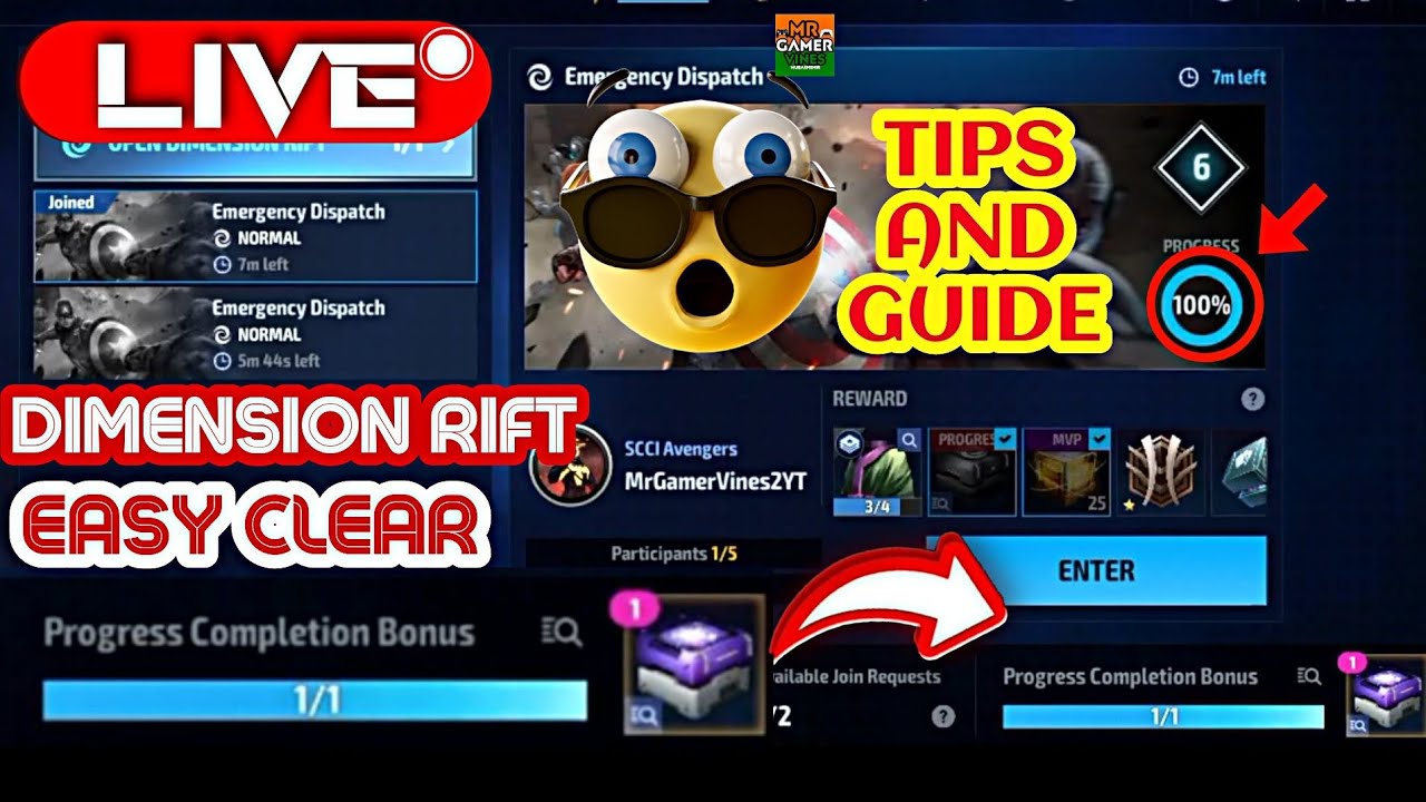 Live 🔴 Dimension Rift Clear Tips And Guide