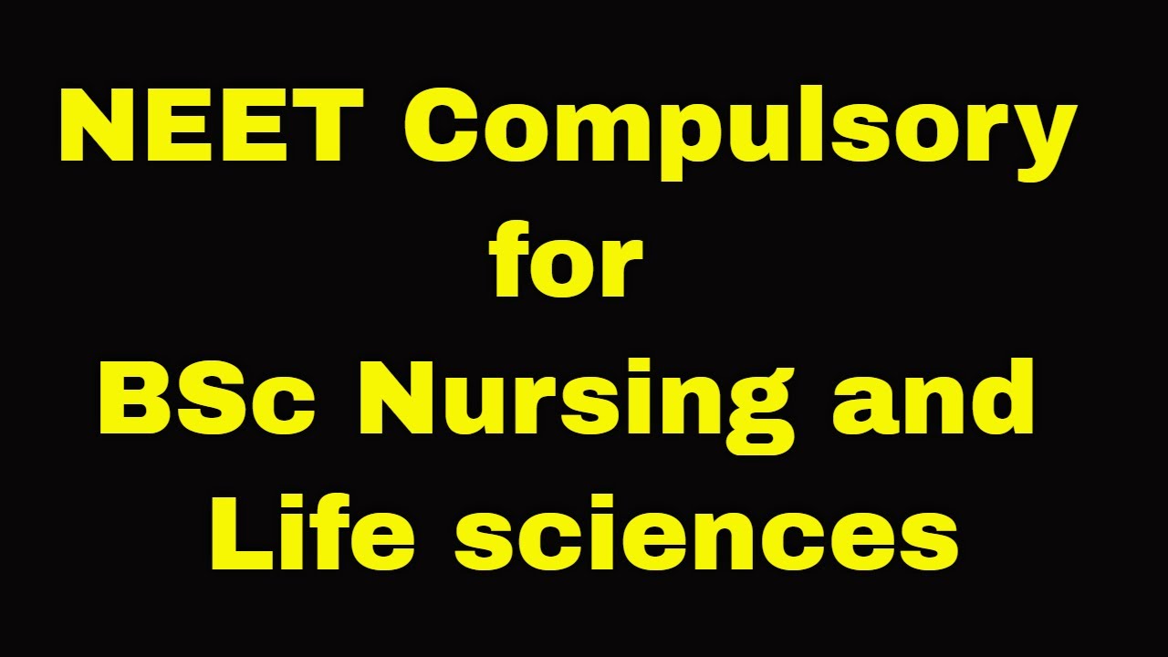 #shorts | UG NEET 2021 | NEET Compulsory for BSc Nursing and Life sciences | NEET Exam Date