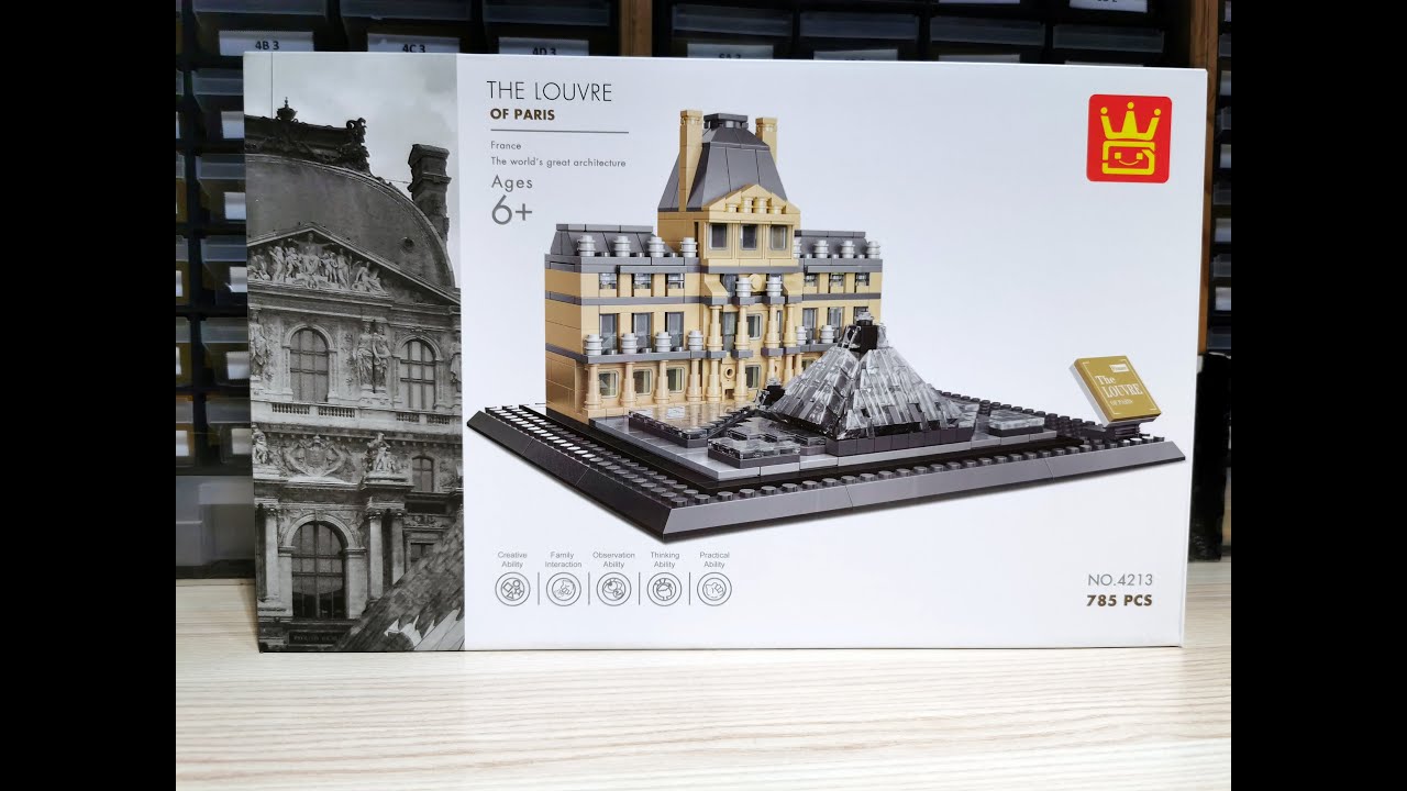 Wange 4213 - The Louvre of Paris - Timelapse / Stop Motion