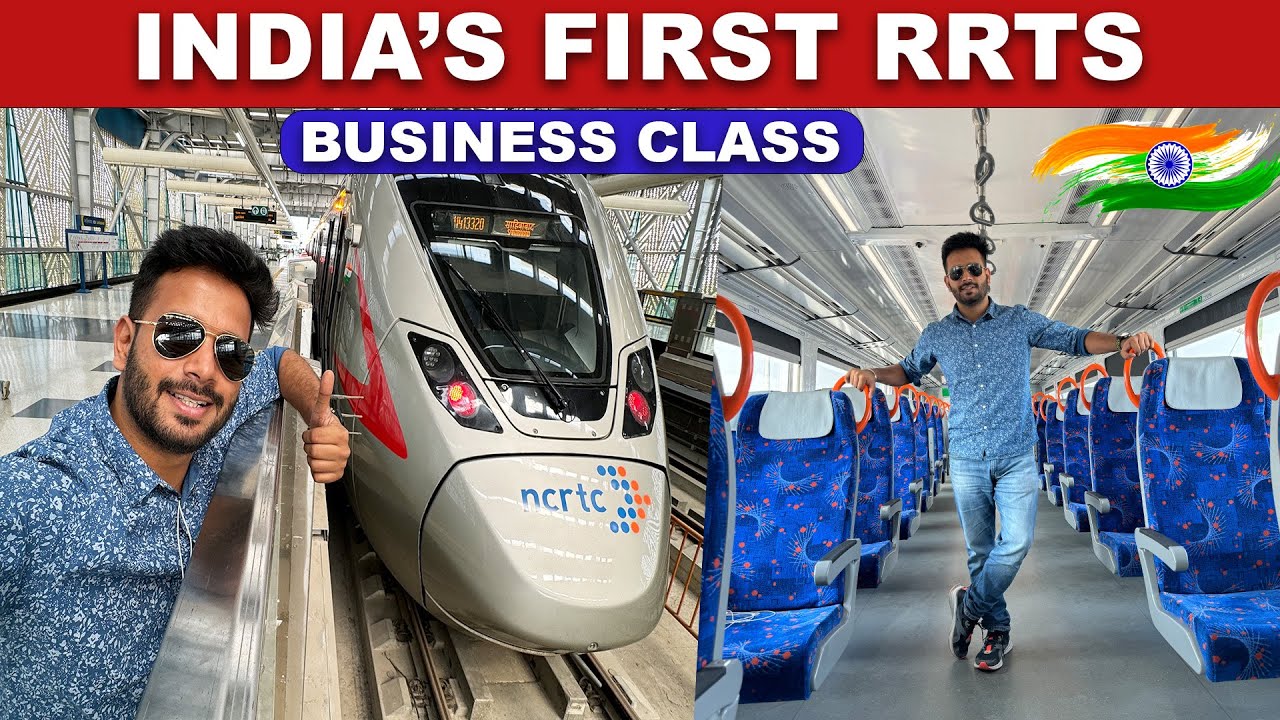India&rsquo;s FIRST RRTS Delhi to Meerut | RAPIDX train || Business class and economy Features