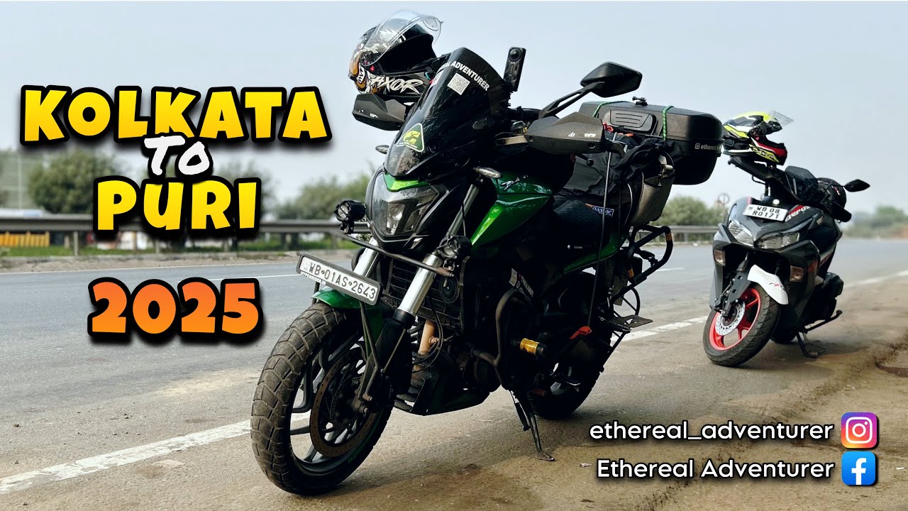 Kolkata To Puri 2025 | Kolkata To Puri Bike Ride | Ep-1 | #etherealadventurer