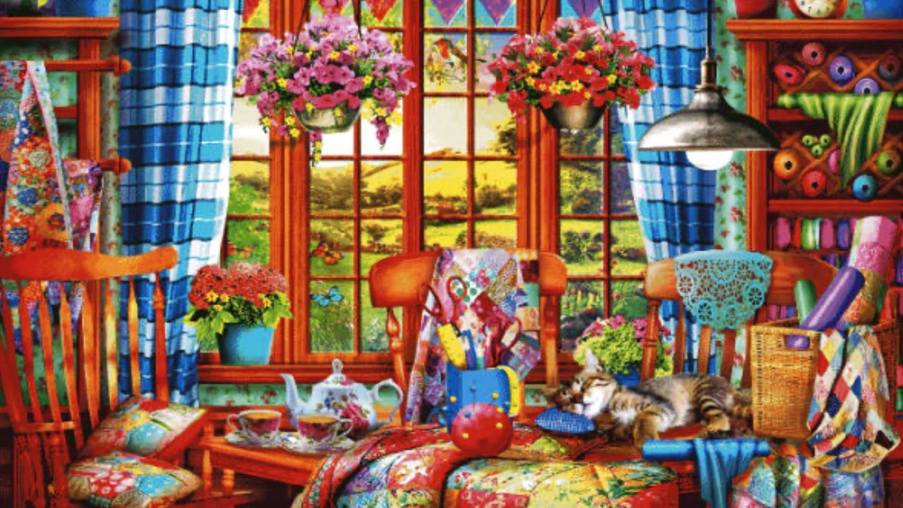 LIVE Stitch With Me #209 - Patchwork Quilt Room Mini