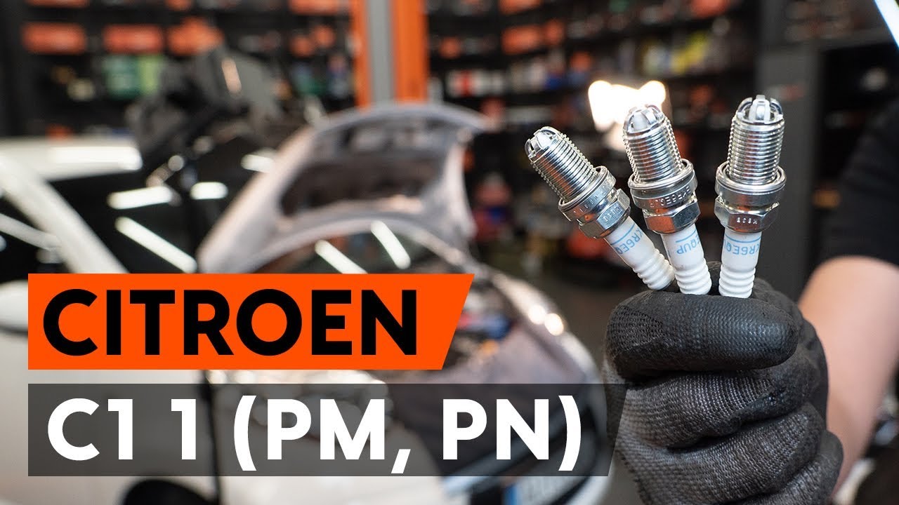 Så byter du tändstift på CITROEN C1 (PM, PN) [AUTODOC-LEKTION]