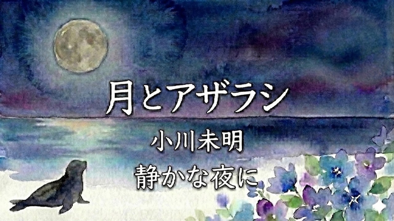 【睡眠朗読】小川未明「月とあざらし」｜静かに眠りへ