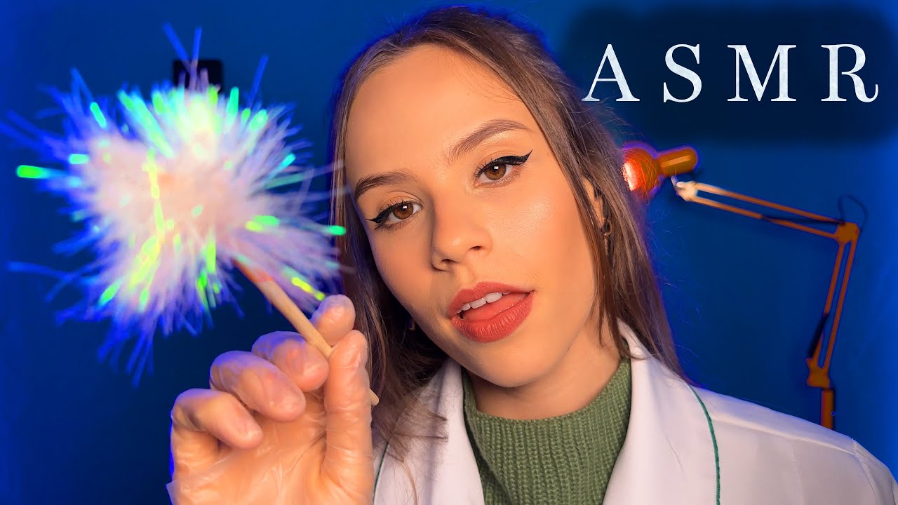 ASMR EXAME de OUVIDOS em 4K