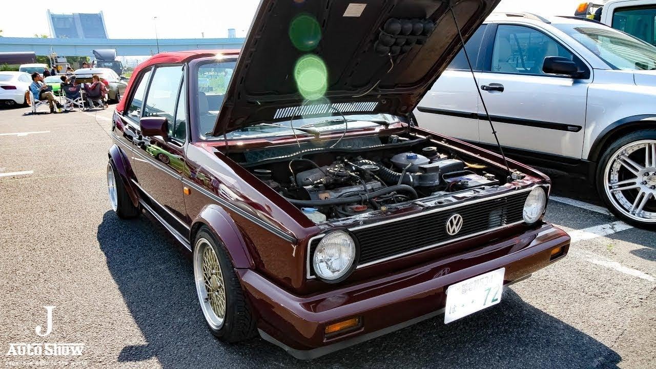 (HD)VORKSWAGEN Golf I Cabriolet フォルクスワーゲンゴルフカブリオレ - スーパーカーニバル2017・お台場