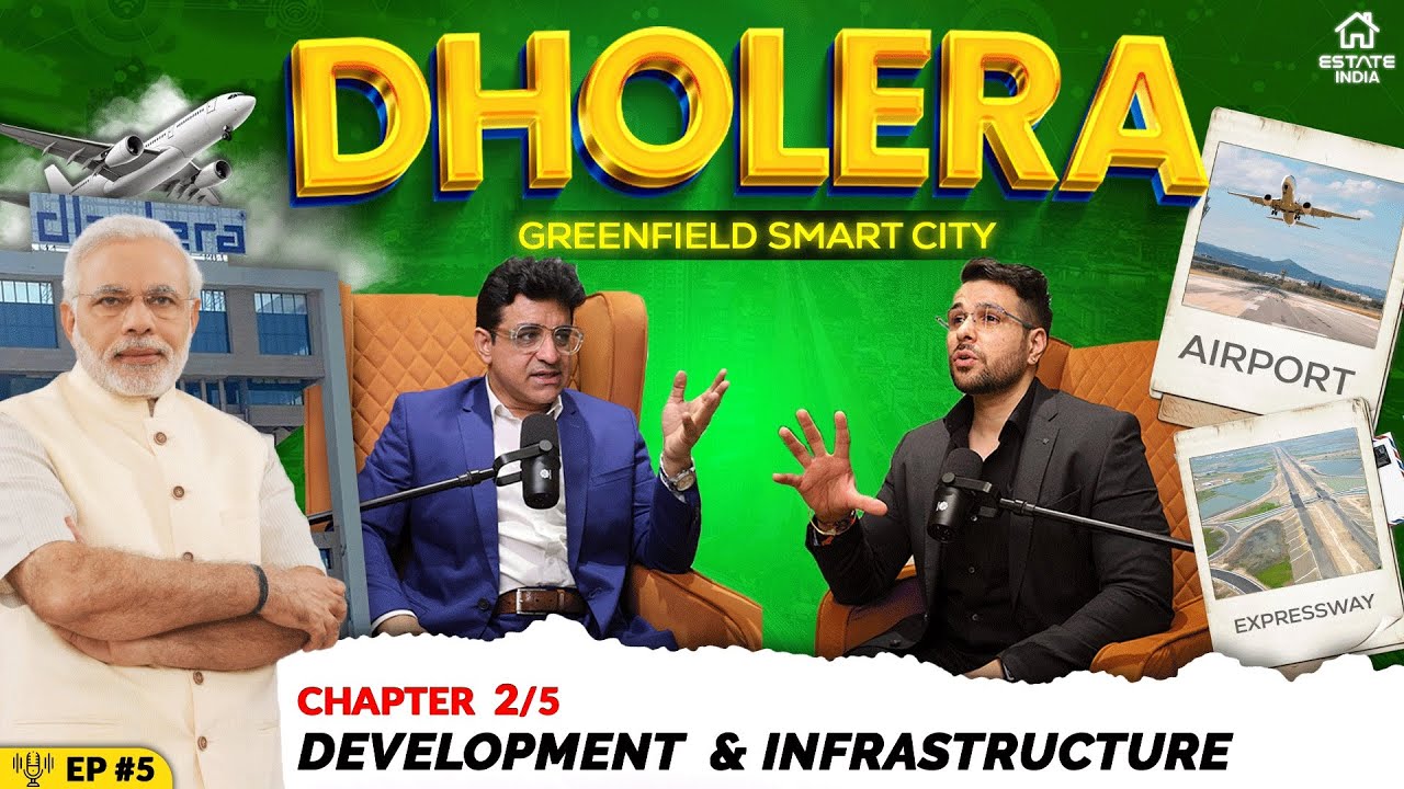 CP #2 Dholera SIR Smart City 2025: Mega Airport & Expressway Driving India’s Future #dholera #plot 