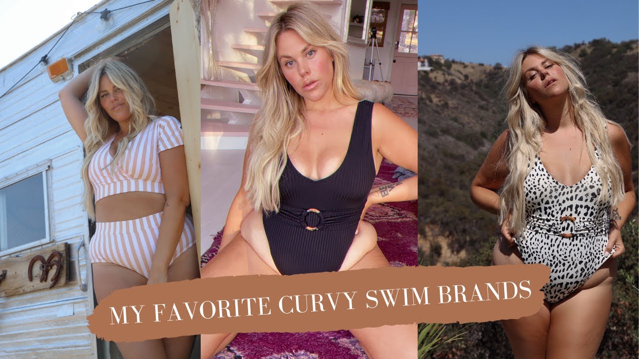 CURVY MIDSIZE SWIMSUIT TRY ON / BRANDS YOU NEED TO TRY !
