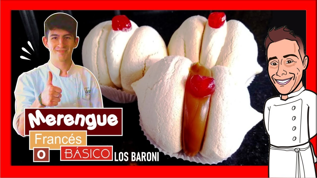 Как приготовить запеченные МЕРЕНГЕ / СУСПИРОС французский | LOS BARONI | How to make French meringue