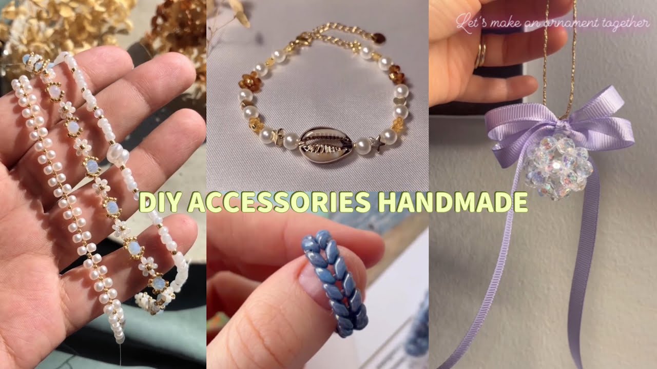 Diy Accessories handmade | making accessories beaded tutorial