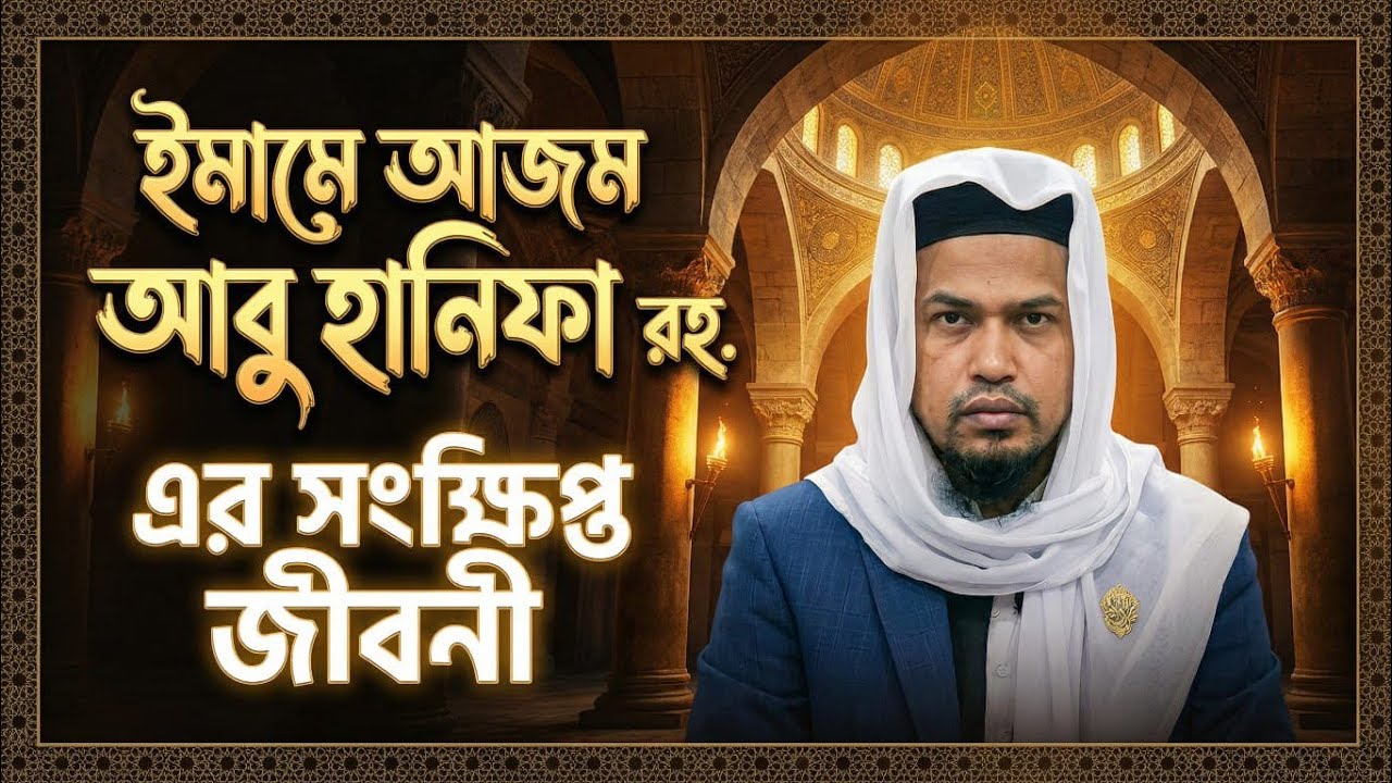 ইমাম আবু হানিফা রহ. এর সংক্ষিপ্ত জীবনী || শাহ সূফী আবুল বাশার চন্দ্রপুরী || সোনারগাঁও পাক দরবার শরীফ