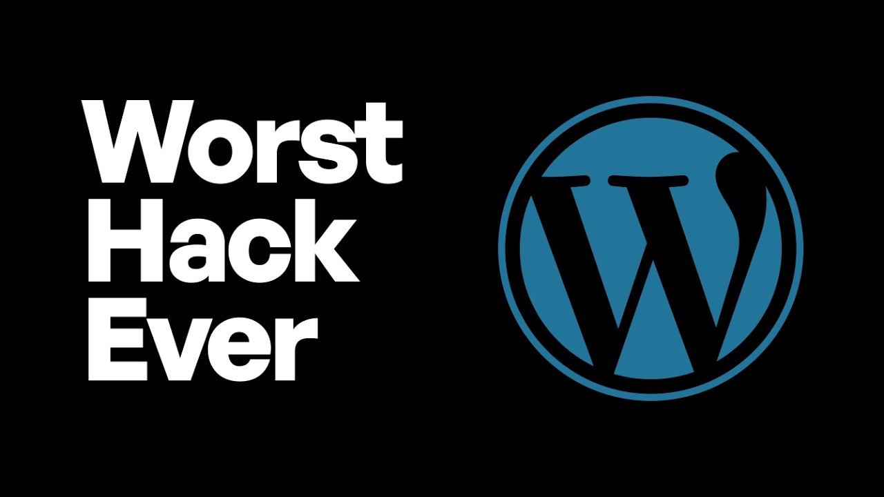 Is This WordPress's Worst Hack In History?