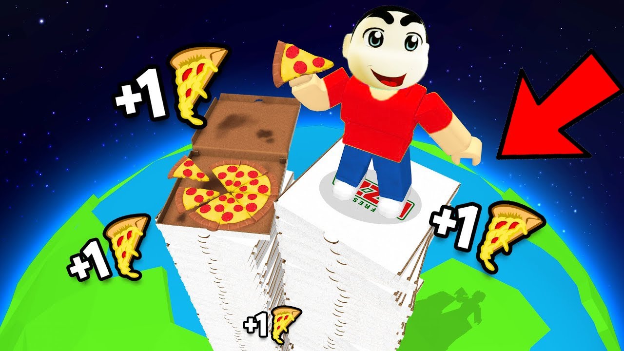 EVERY +1 SECOND you get 1 PIZZA | HIGHEST PIZZA TOWER in ROBLOX