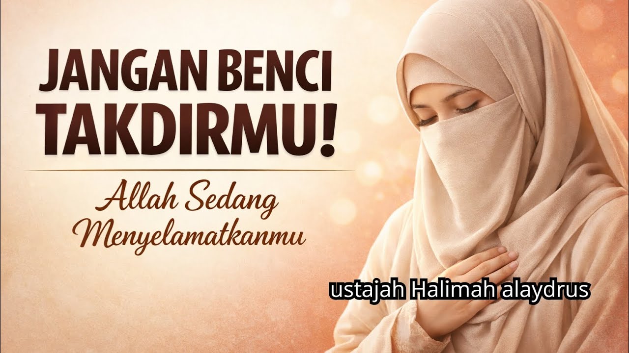 Ustajah HALIMAH ALAYDRUS -Jangan Membenci Takdir Allah | Cara Ikhlas Menerima Ujian Hidup Muslimah