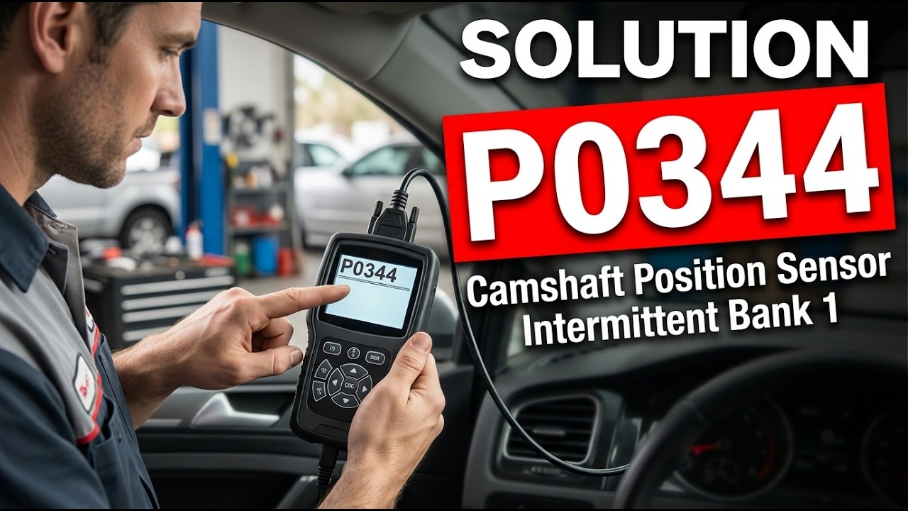HOW TO FIX P0344 OBD II ERROR CODE - Camshaft Position Sensor Intermittent Bank 1
