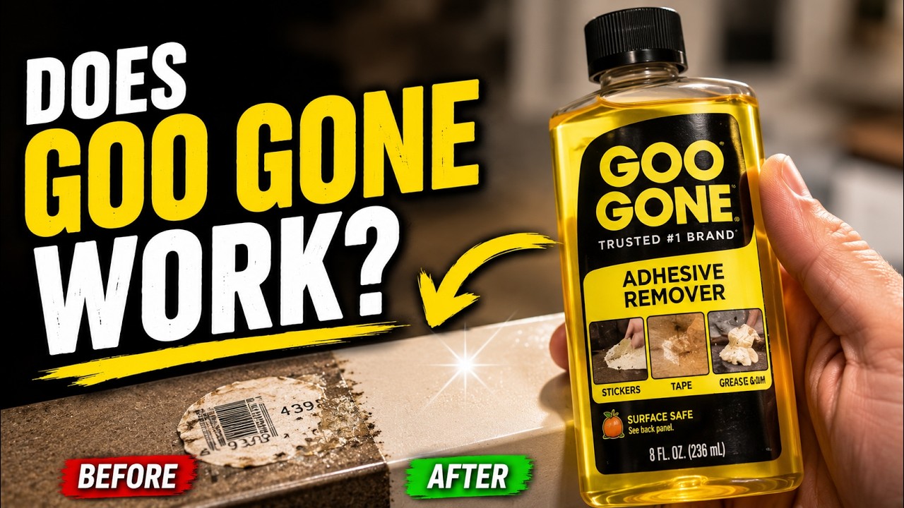 Does Goo Gone Adhesive Remover Work?