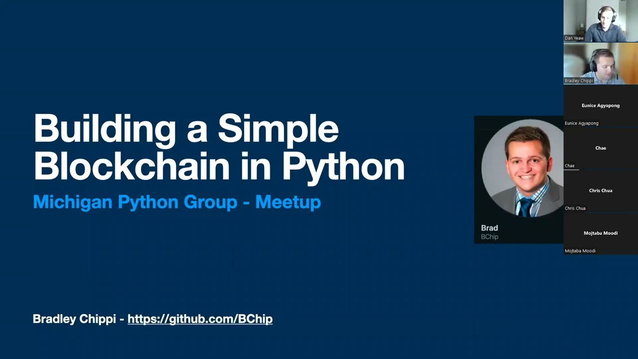 Блокчейн с использованием Python