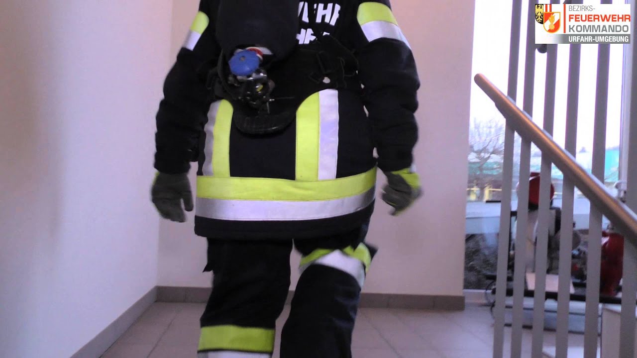 Atemschutzleistungstest Vorführung im Abschnitt Ottensheim Jän 2016