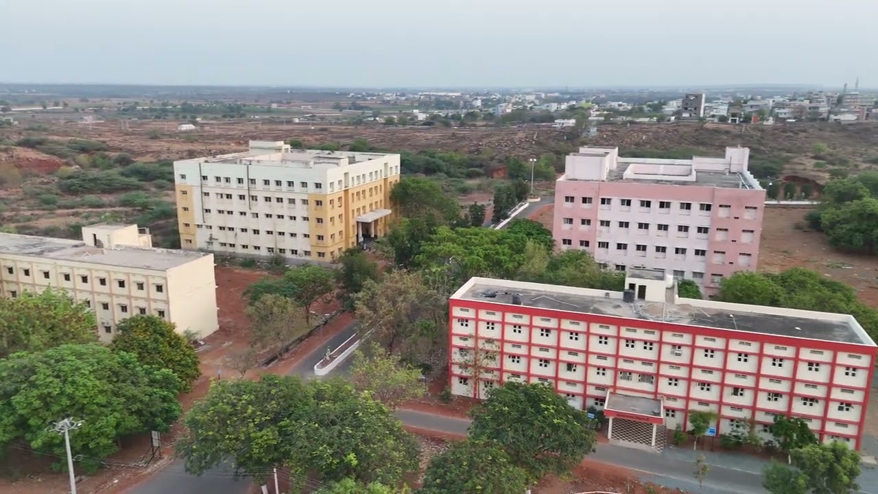 Rayalaseema University Campus | Academic Blocks from Sky | 4K Drone