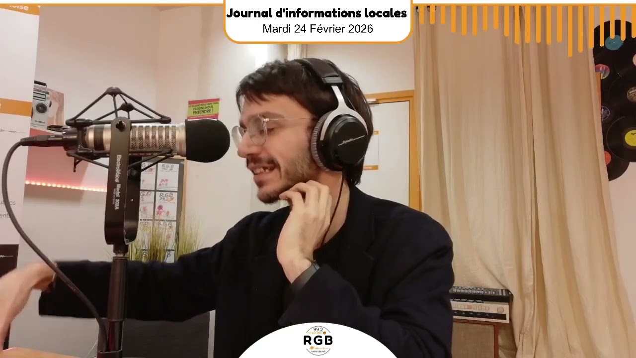 Journal d'informations locales 3/3 - Mardi 24 février 2026 - Radio RGB 99.2 FM
