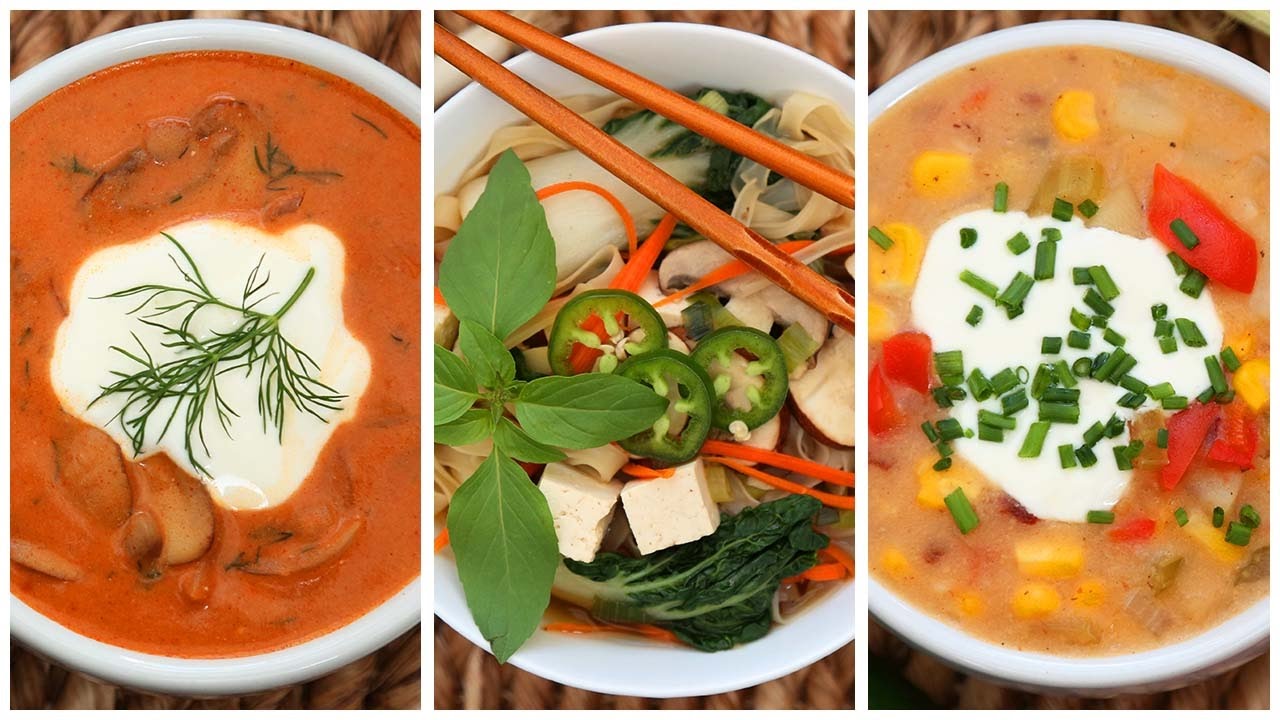 3 Delicious Soup Recipes