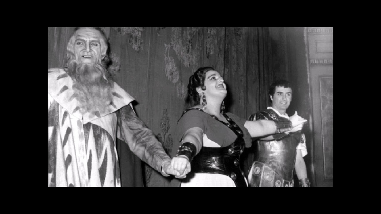 Bellini - Norma - Finale - Anita Cerquetti, Franco Corelli, Giulio Neri (Roma, 1958)