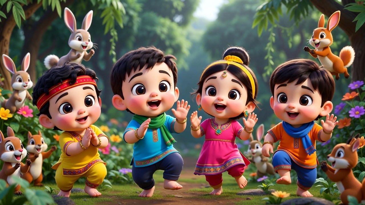 Dudi Dudi Dam Dam Dance 💃 |Baby rhymetime | Funny Kids Videos | Kids Rhymes