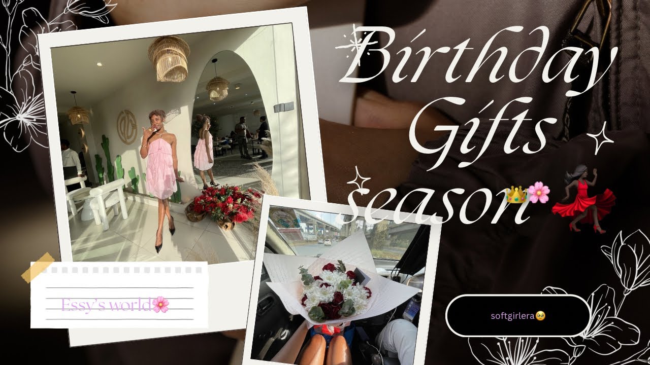 FIRST YOUTUBE VIDEO👑 🌸/BIRTHDAY GIFT SEASON 💃🏿🥳🥳!!