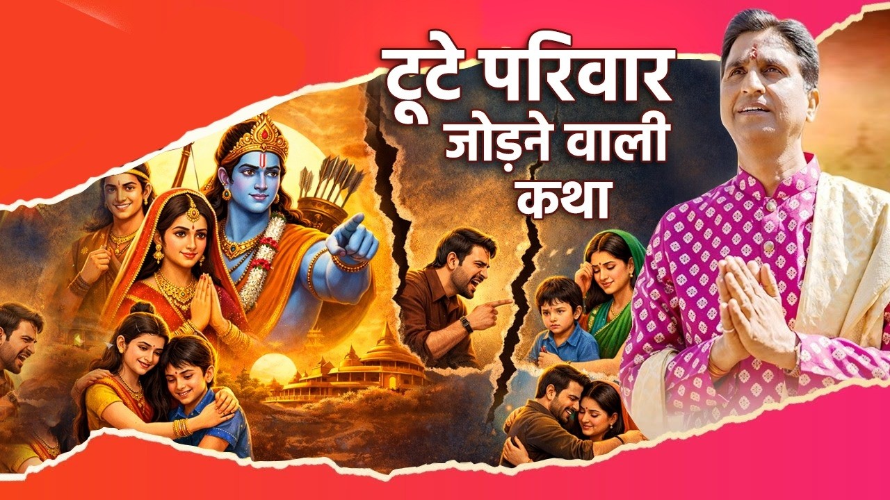 टूटे परिवार जोड़ देती है यह राम कथा | Dr Kumar Vishwas | Ram Katha
