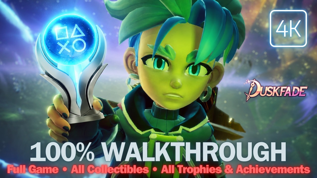DUSKFADE 100% Walkthrough Full Game | All Achievements, Collectibles, Secrets & More