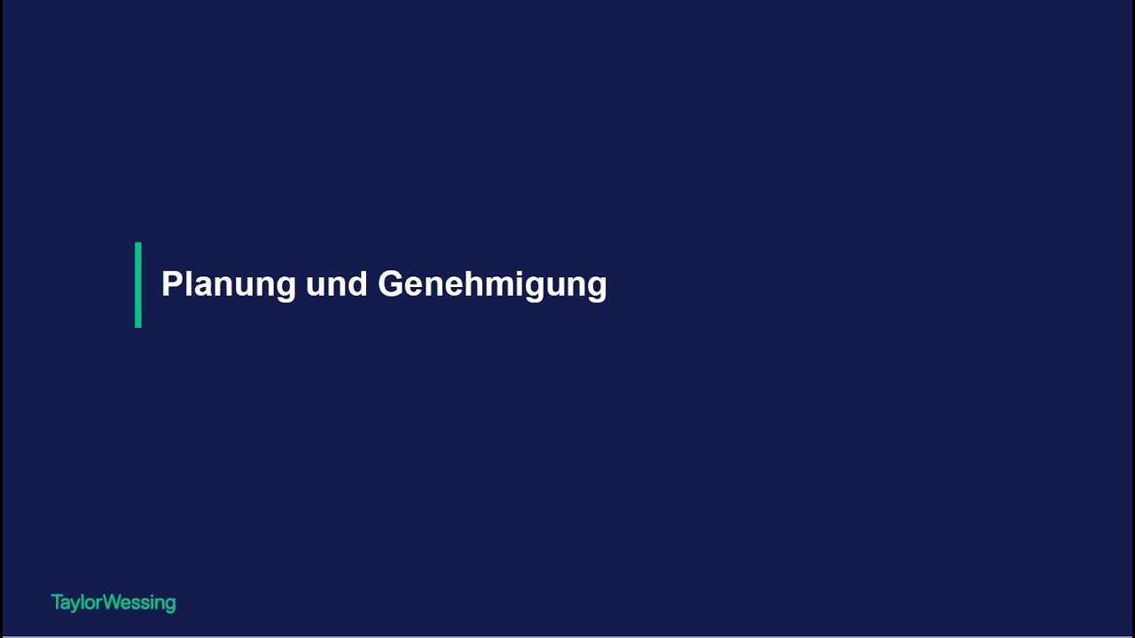 Planung und Genehmigung | Batteriespeicher Update 2025 | Webinar
