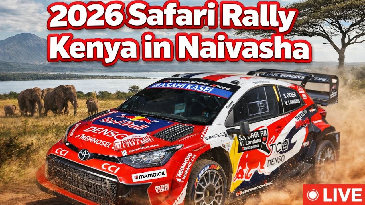 LIVE: WRC Safari Rally Kenya 2026 in Naivasha | World Rally Championship Action, Rally Cars