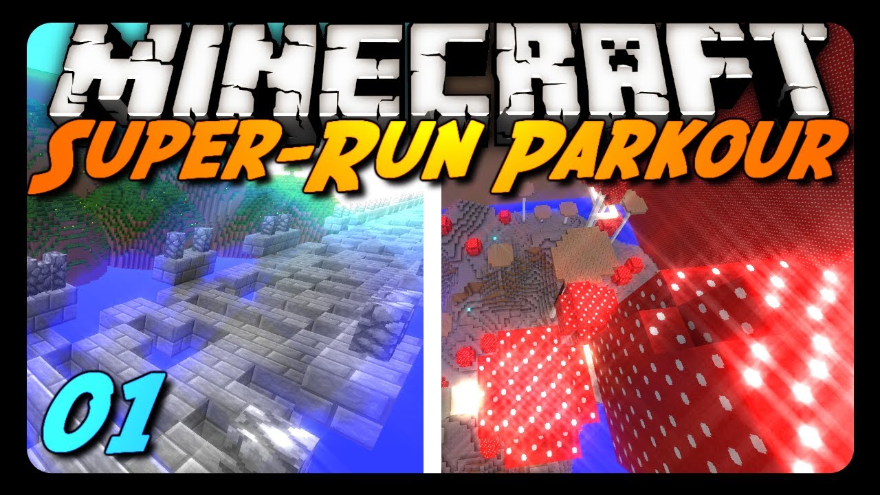 Minecraft Parkour - SUPER RUN! Pt. 1 w/ AntVenom!