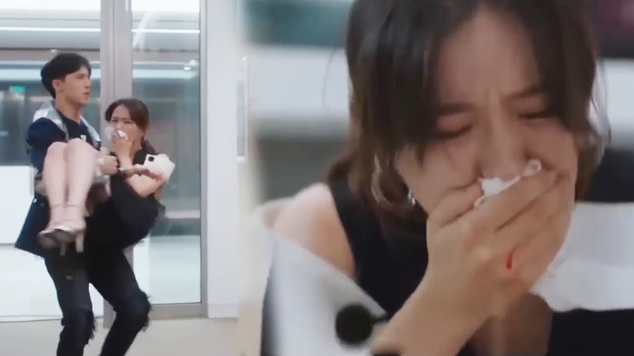 🍒Wife fainted from morning sickness at work, husband sent to hospital | 仲夏满天心#杨超越#许魏洲