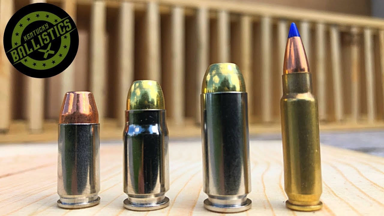 9mm vs .357 Sig vs 10mm vs 5.7x28mm vs Pine Boards