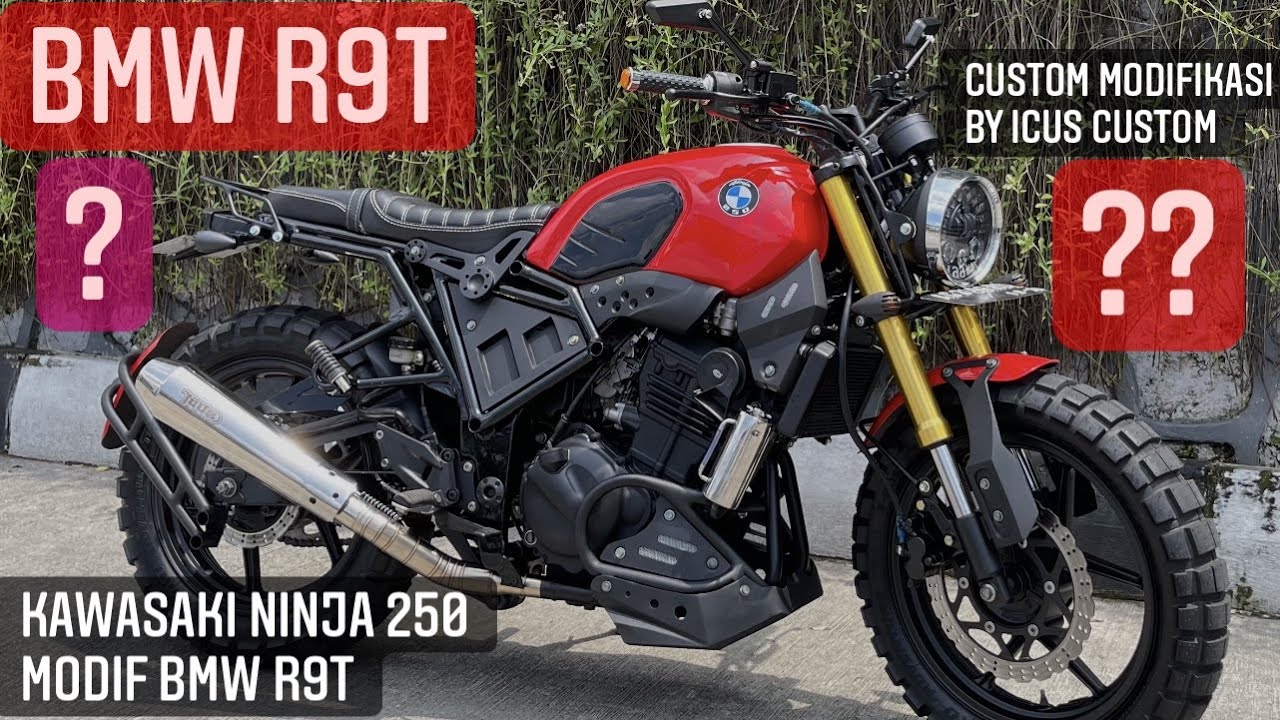 SOLD OUT KAWASAKI NINJA 250 JADI BMWR9T CUSTOM MODIFIKASI @icuscustom3134
