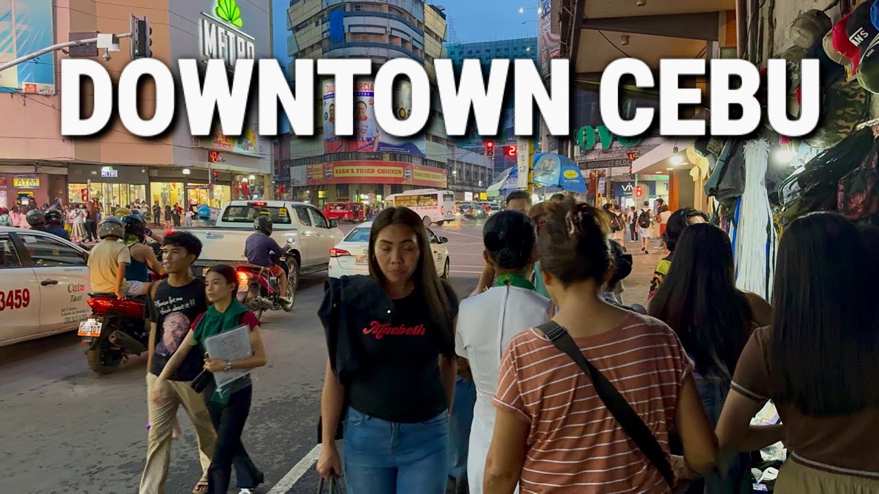 DOWNTOWN CEBU - Walking Through Philippines’ Oldest Streets & Night Markets in Cebu City!