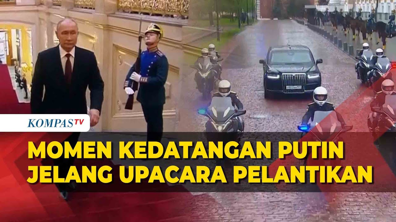 Pengawalan Ketat Vladimir Putin Jelang Upacara Pelantikan