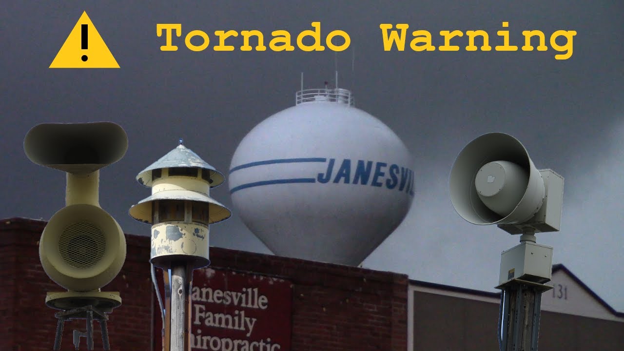 Janesville, MN Tornado Sirens and EAS - 8/17/25