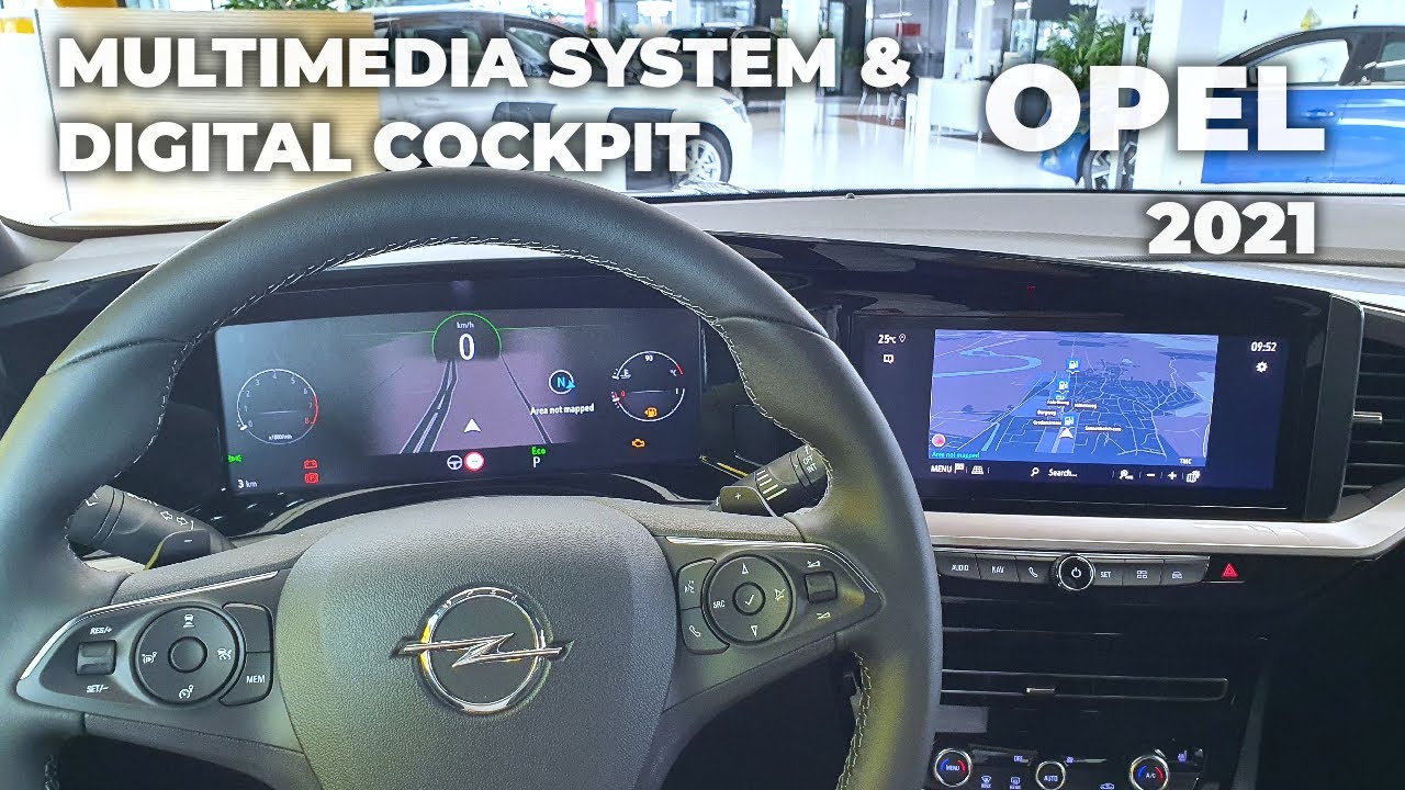 Новая мультимедийная система Opel и цифровая приборная панель 2022 года