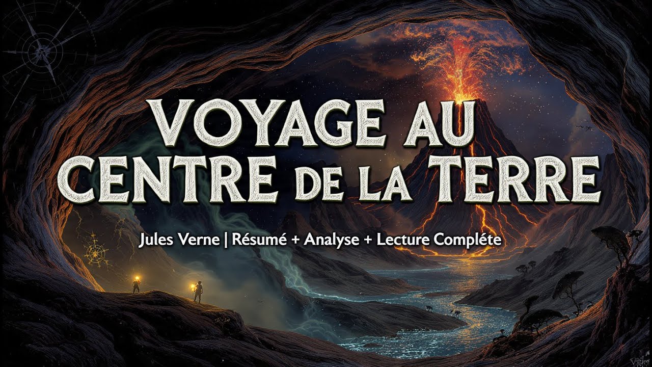 VOYAGE AU CENTRE DE LA TERRE de Jules Verne  Résumé + Analyse + Lecture Complète