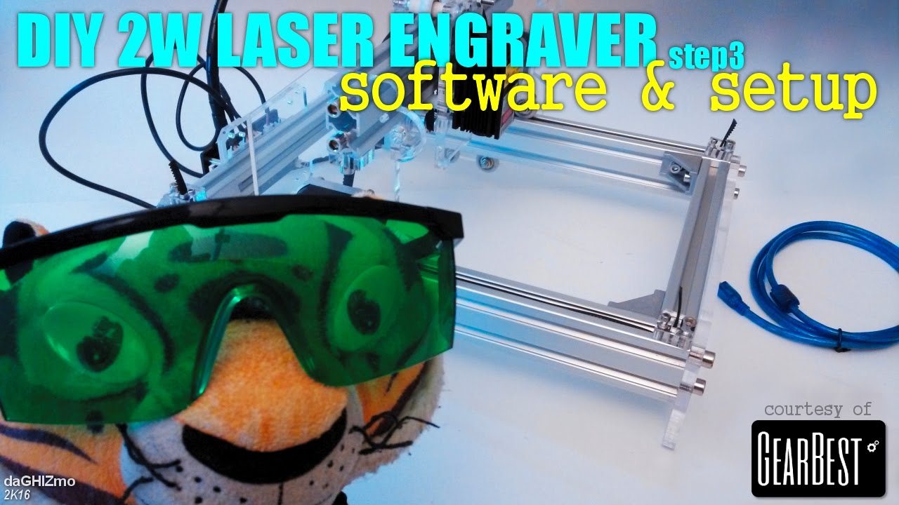 DIY LASER engraver - step 3 Software & Setup