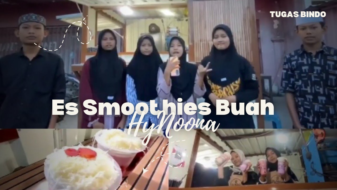 Minuman Segar Harga Terjangkau🍹! Intip Proses Es Smoothies Hy Noona
