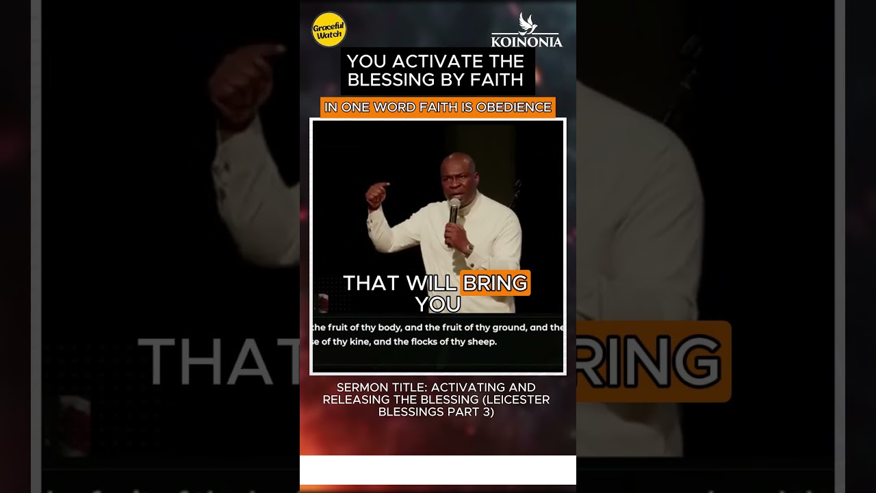 Вера активирует благословения &mdash; не попытки, не удача, а просто вера #apostlejoshuaselman #koinoni...