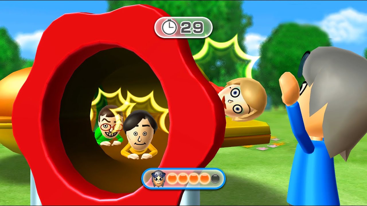 Wii Party Minigames Battle - Sonic Vs Alisha Vs Hiromasa Vs Takumi (Max Difficulty)