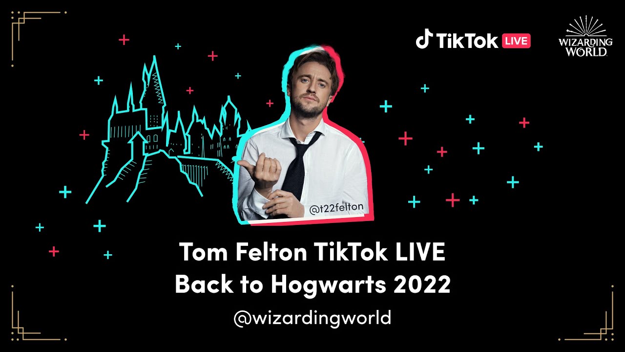 Tom Felton TikTok LIVE | Back to Hogwarts 2022