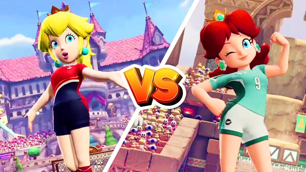 Mario Strikers Battle League - Peach Vs Daisy